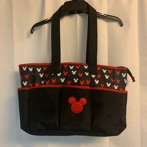 Disney Bay Diaper bag Mickey Mouse red black white gray